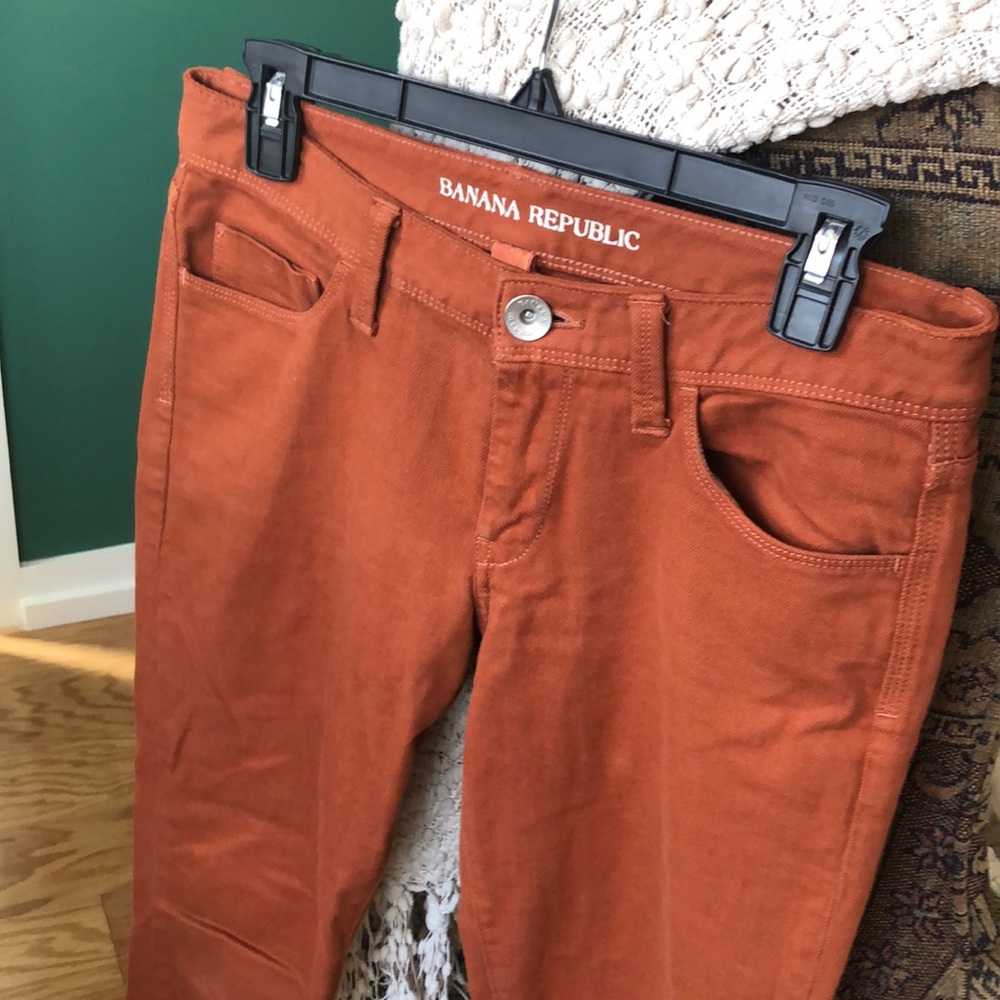 BR Burnt Orange Skinny Jeans